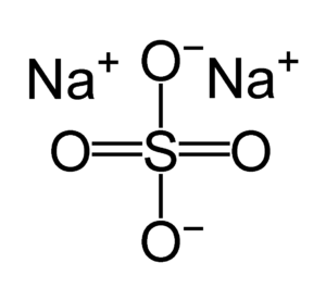 Формула сульфата натрия