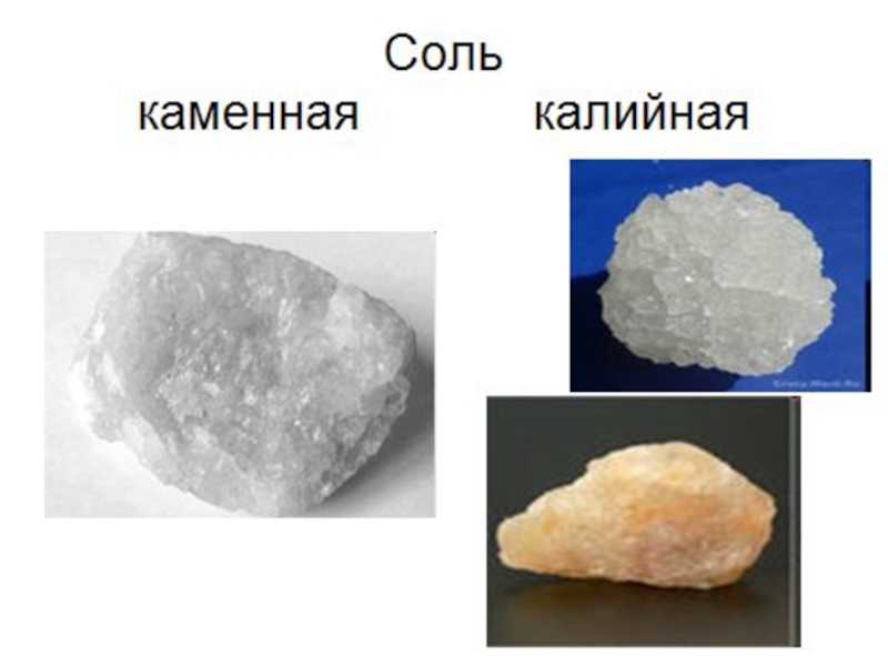 Калийная соль, хлористый калий: использование и свойства